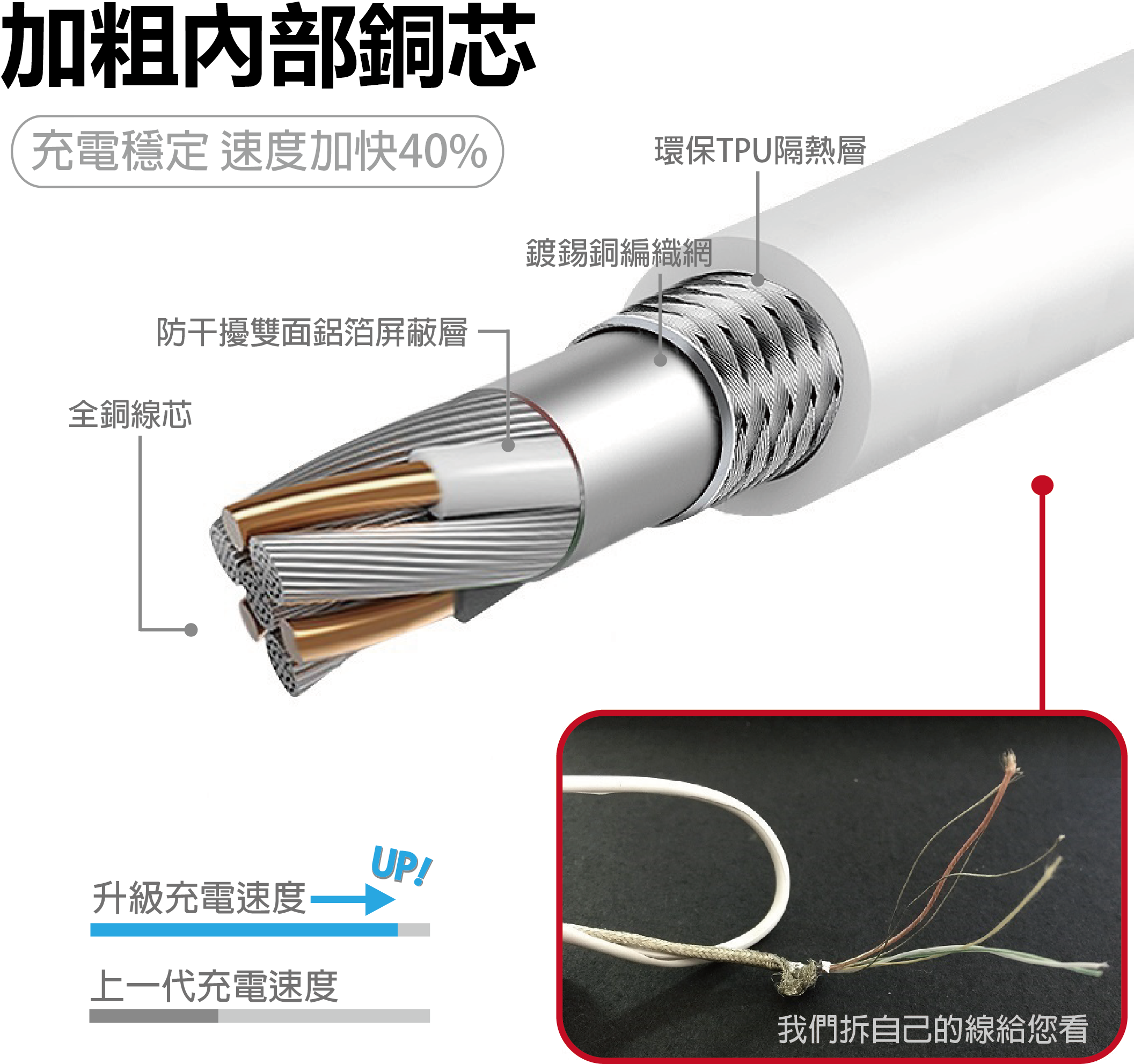 Type-C 充電器 + 傳輸線 (PD快充)