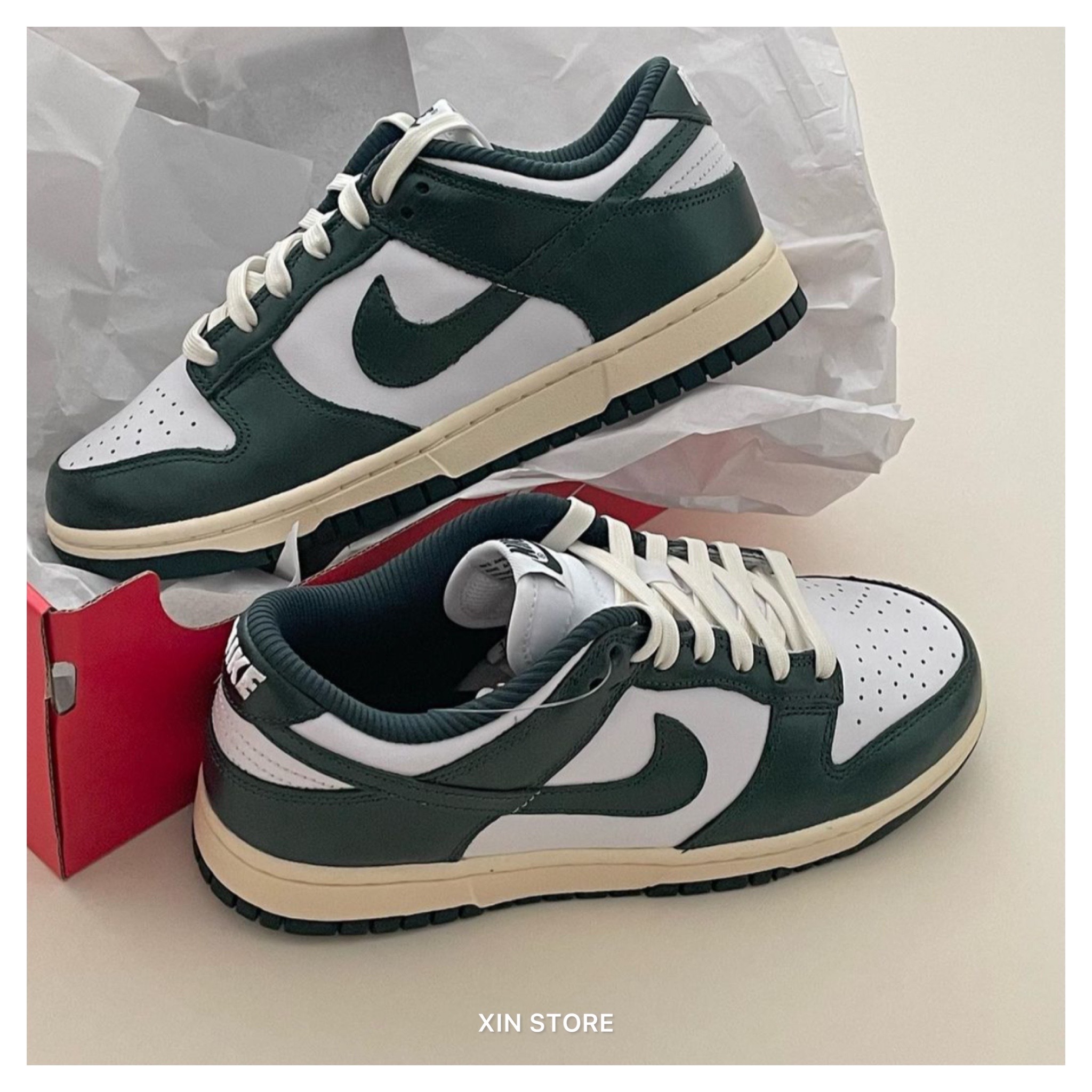 Nike Dunk Low Vintage Greent 奶油底白綠