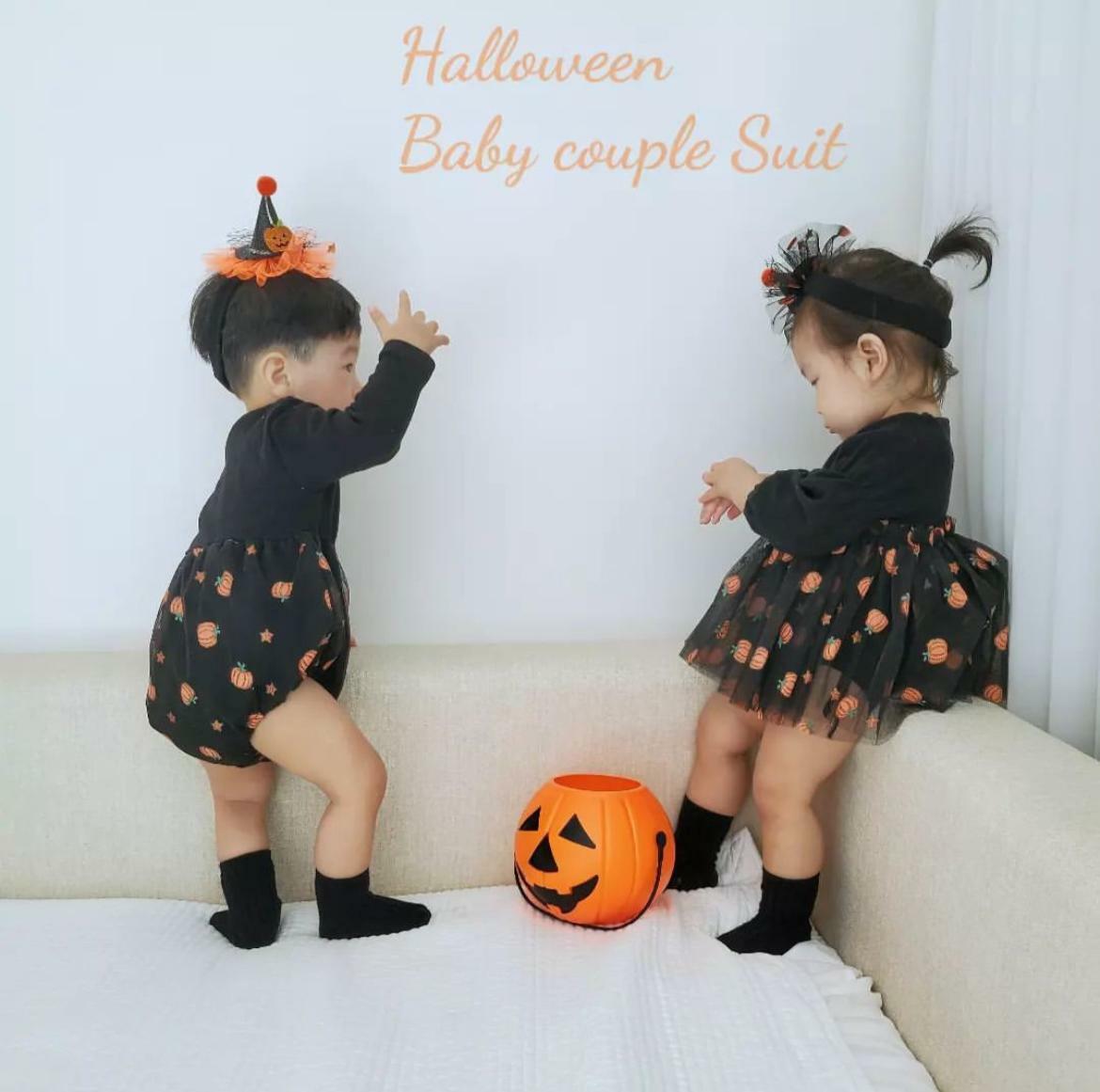 𝐅𝐫𝐨𝐦 𝐉 Pumpkin Suit/Dress & hairband