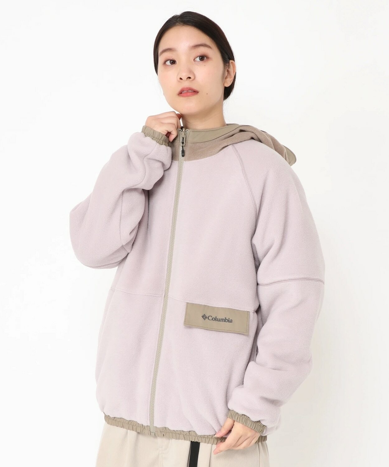 日本 Columbia Straw Bay 雙面保暖連帽夾克