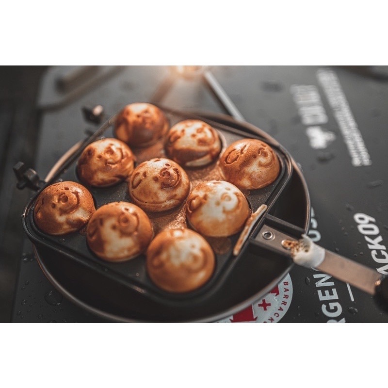 日本烤盤 正版授權 鬆餅熱壓吐司雞蛋糕