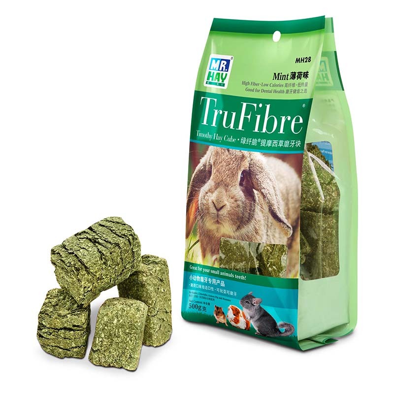 Mr. Hay 綠纖脆提摩西草磨牙塊 (薄荷味) - 500g