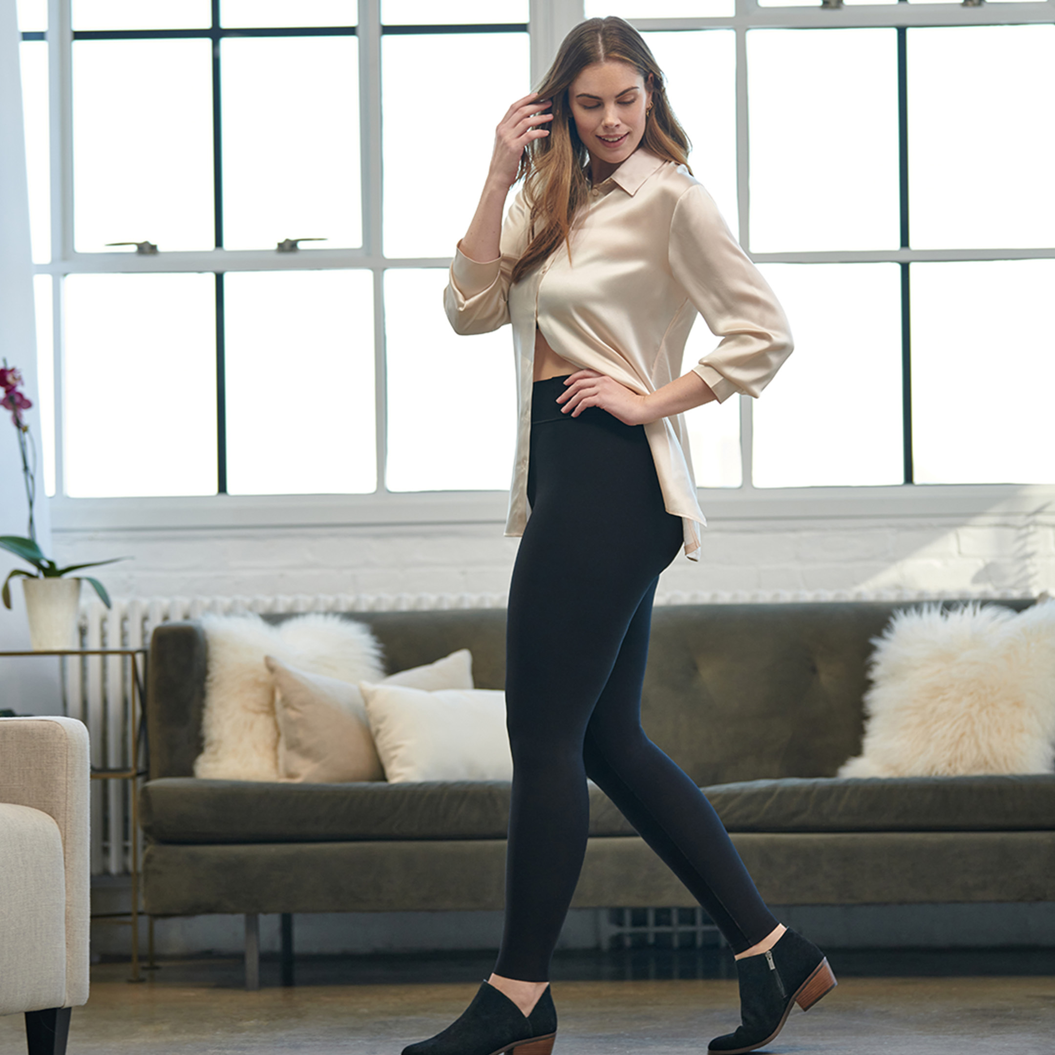 Marena高腰美體九分褲