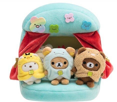 日本限定- 角落生物x鬆弛熊展 舞台大集合場景手玉set-散賣