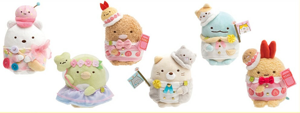 日本限定- 角落生物x鬆弛熊展 手玉/中公仔-