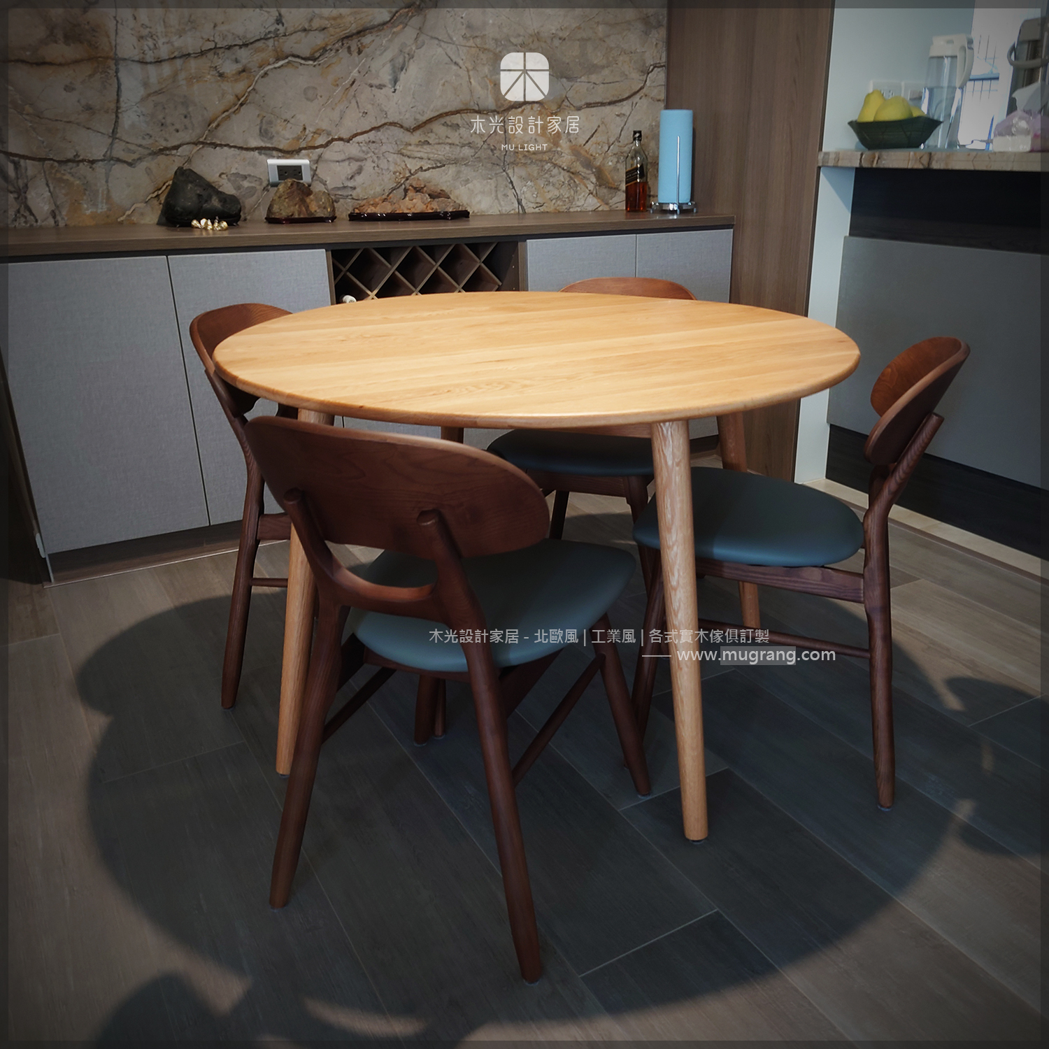 Esther-白橡木北歐大圓桌|可訂製