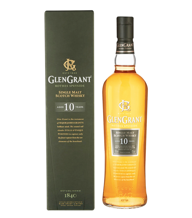 Glen Grant 10 Year Old Single Malt Whisky 1000mL