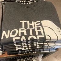 [S] NORTHFACE MEN'S SHORT SLEEVE HALF DOME TEE,DARK GREY HEATHER, NF0A4QQ7DYZ (STNF15)