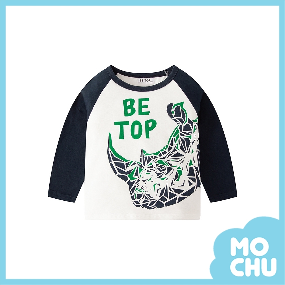 拼色犀牛長袖上衣(兩色)