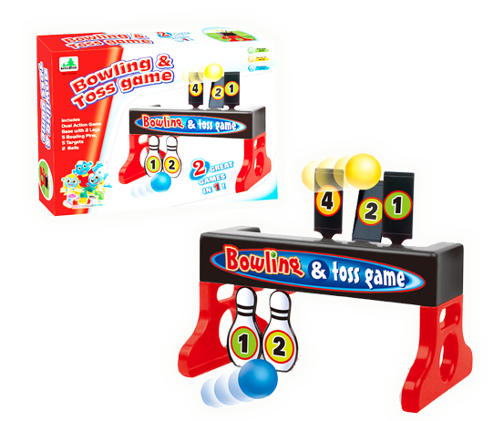 現貨區 盒裝玩具益智腦力鍛煉保齡球撞擊 14133