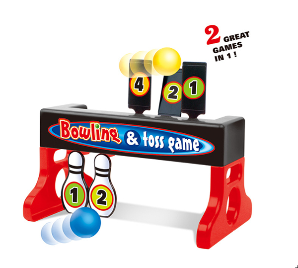 現貨區 盒裝玩具益智腦力鍛煉保齡球撞擊 14133