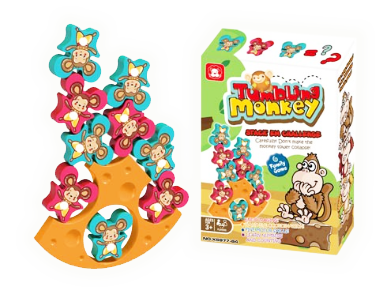 現貨區 盒裝玩具平衡猴遊戲 XS977-84