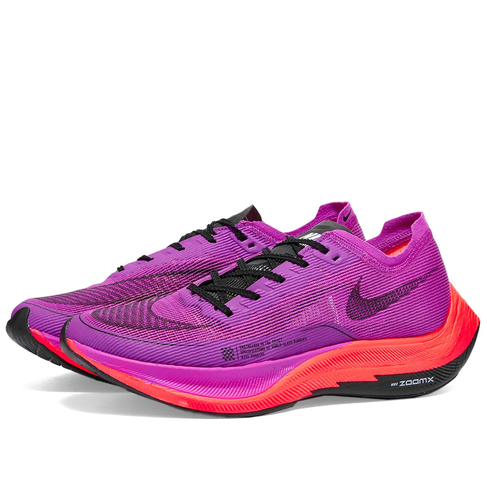 Nike ZoomX Vaporfly Next% 2 紅紫透氣頂級跑鞋慢跑鞋女鞋CU4123-50