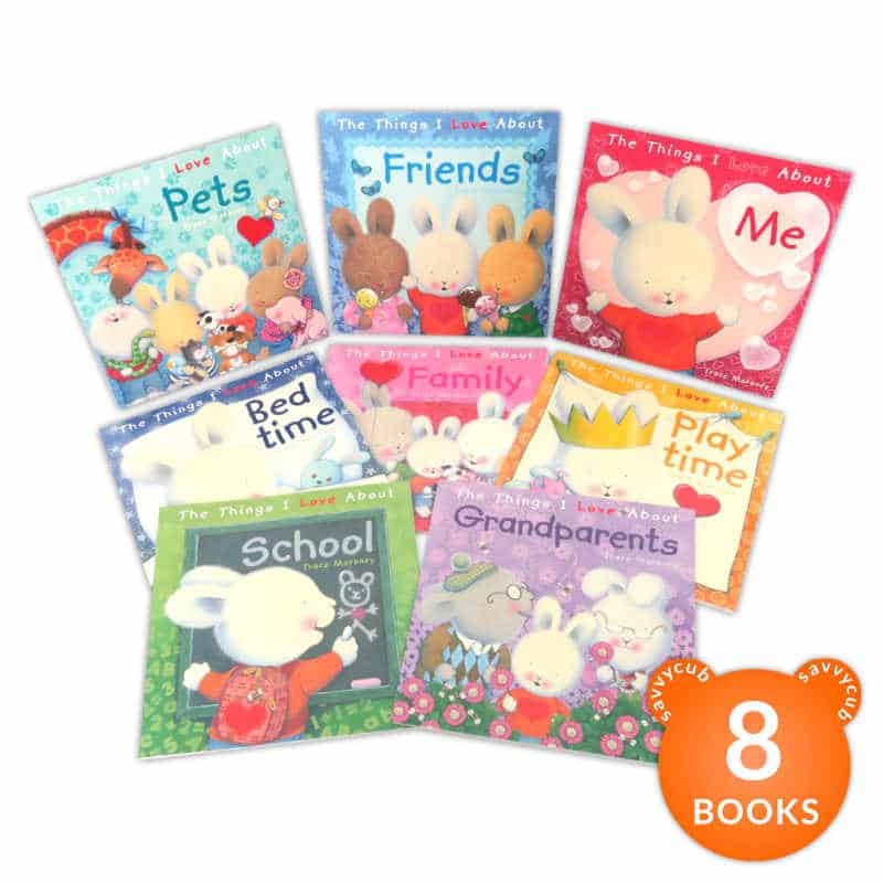 The Things I Love About ,Five Mile Press ( 8 books) +1CD