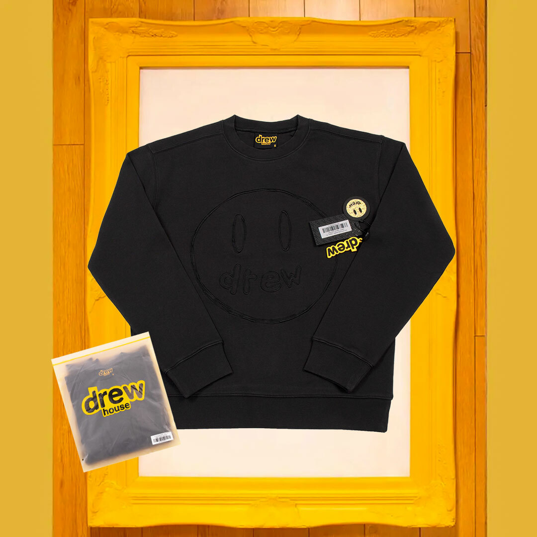 Drew House 刺繡笑臉大學踢 (6色)