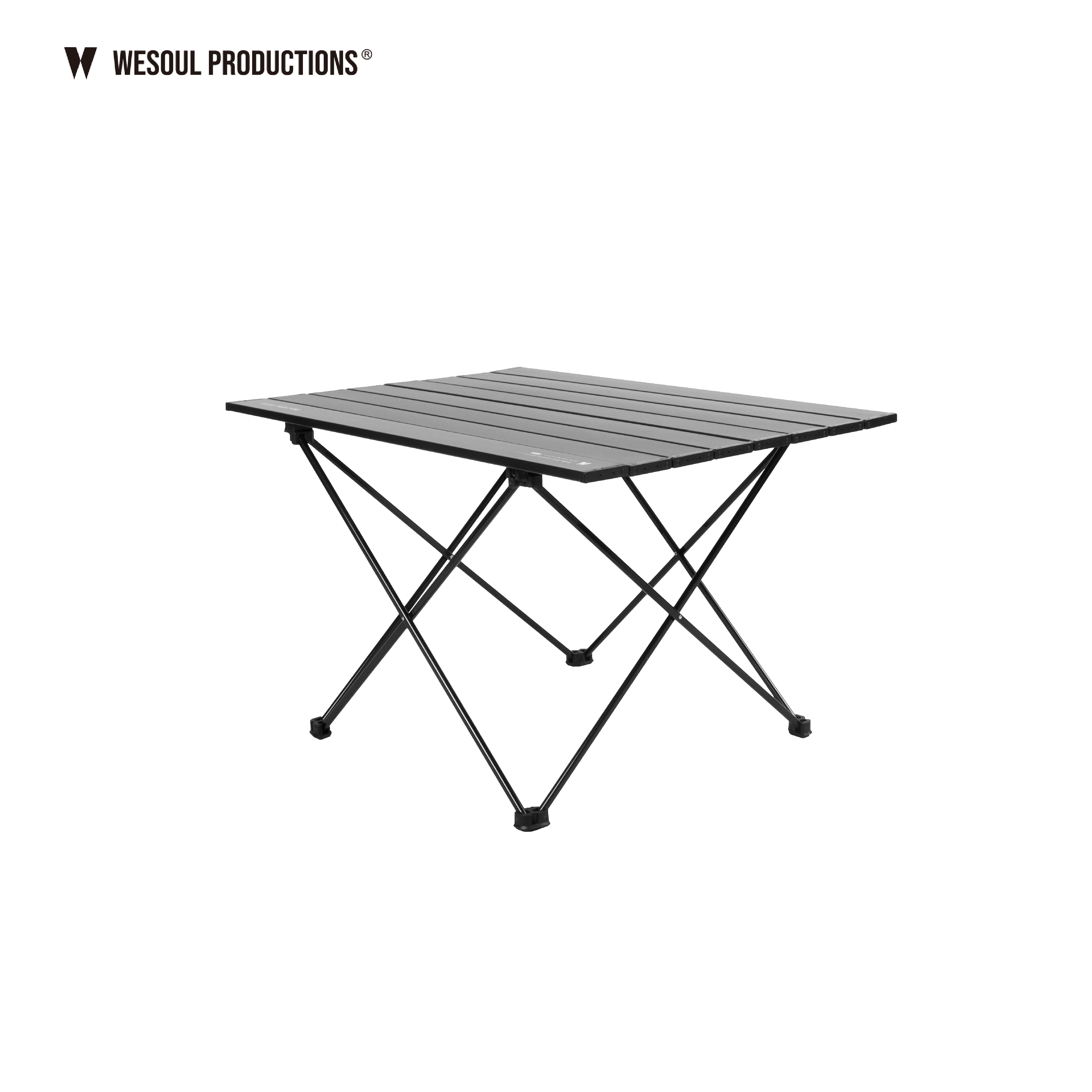 WSP CAMPING－ALUMINUM ROLL TABLE CUATRO 大摺疊桌｜黑