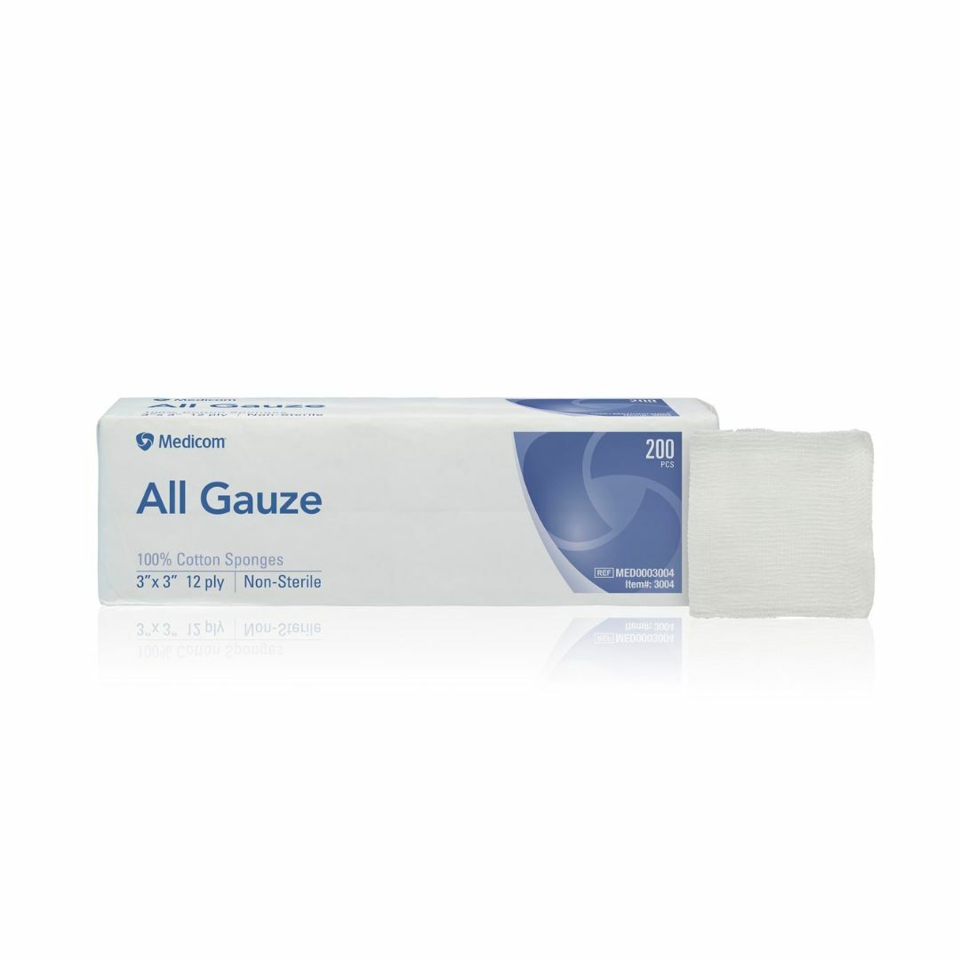 Medicom 麥迪康 - All Gauze Sponges 脫脂紗布片