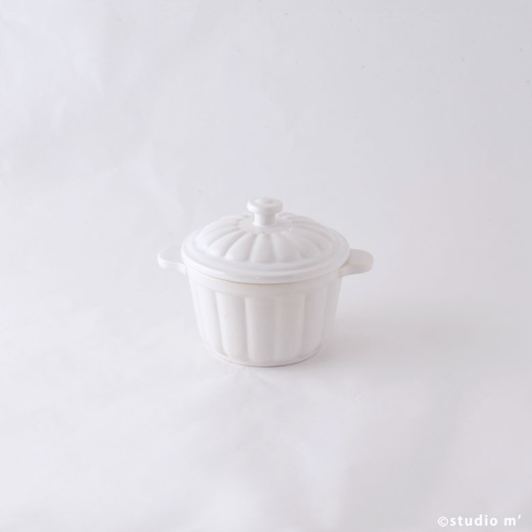 STUDIO M'-farmers附蓋烤皿/白