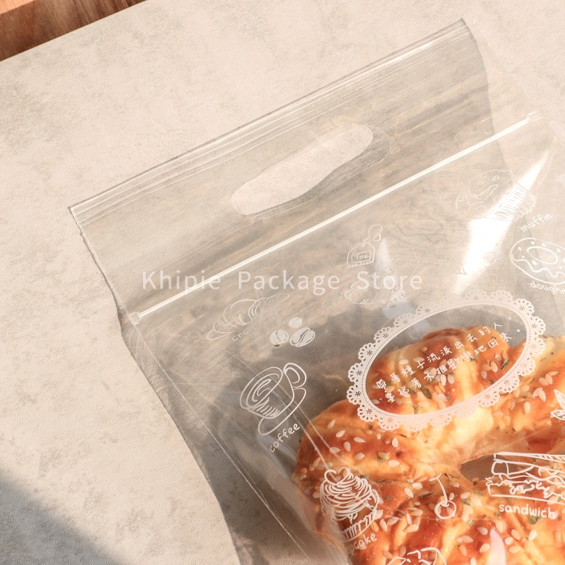 PP手提夾鏈立袋｜甜點派對｜1/4吐司袋