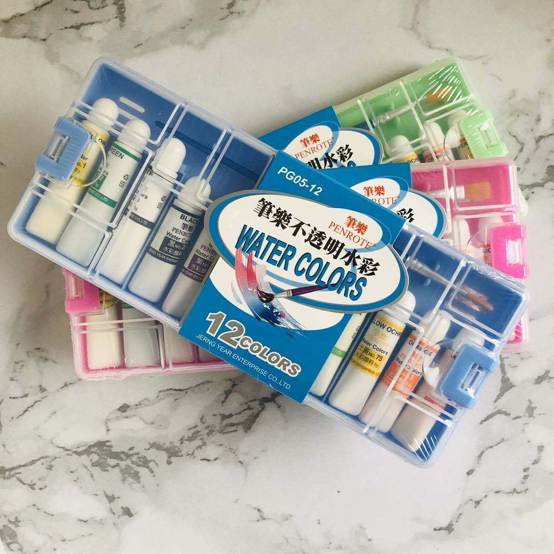 【PENROTE筆樂】12色不透明水彩