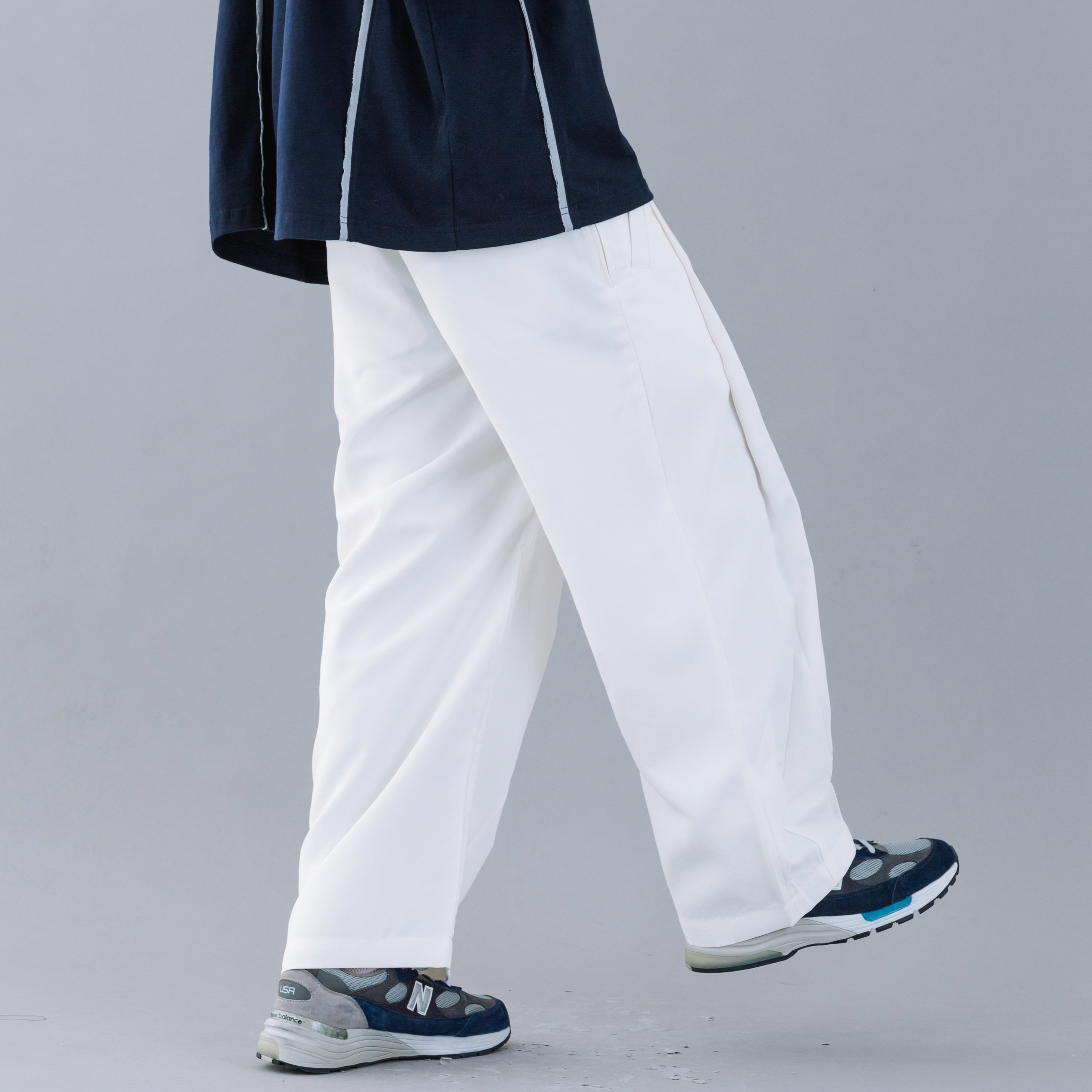 TIGHTBOOTH - Legere Baggy Slacks - White