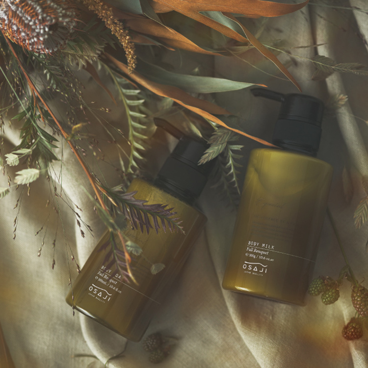 [限定] OSAJI Body Milk Fall Bouquet 300g