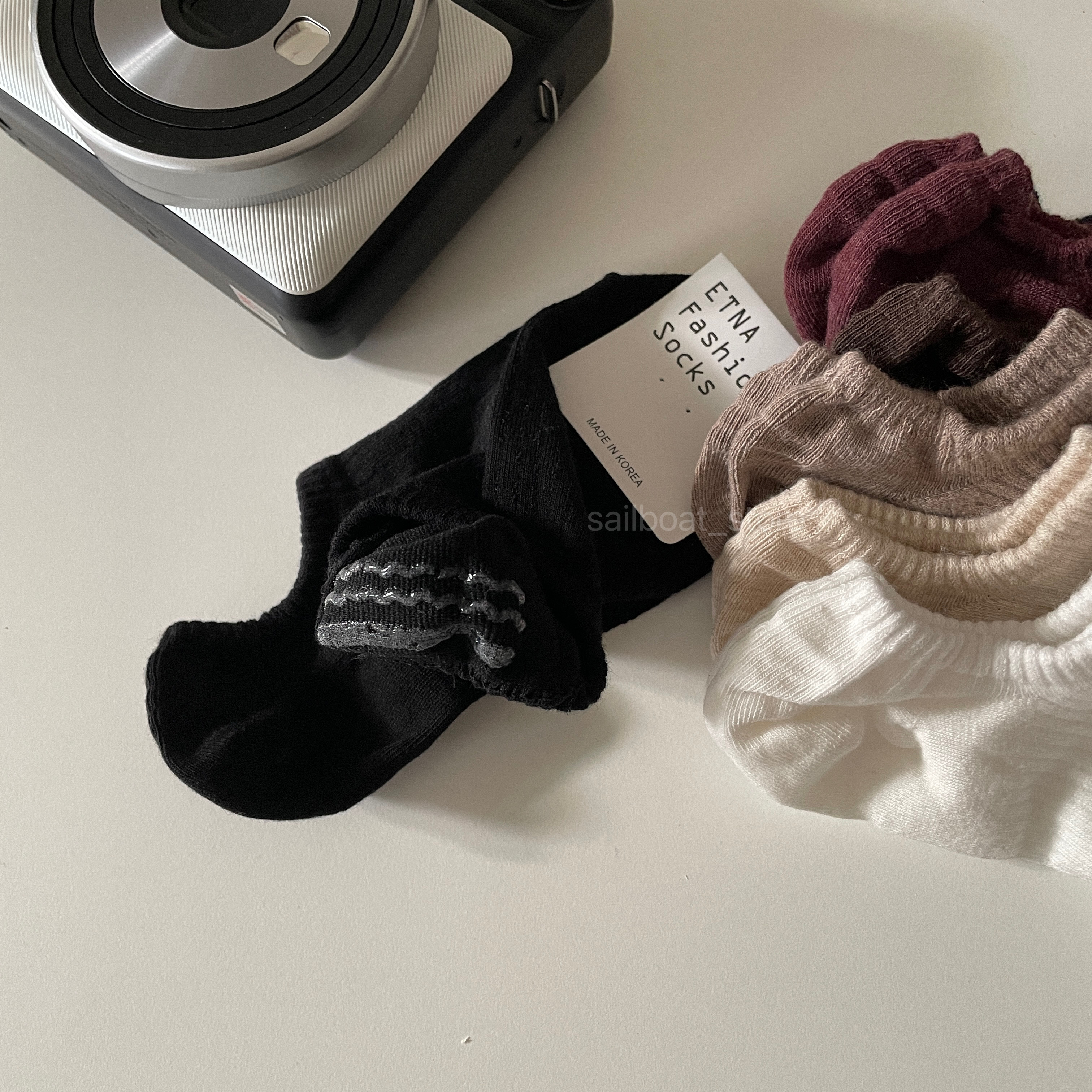 #預購 正韓 ETNA 短襪20色/素色襪/後跟止滑