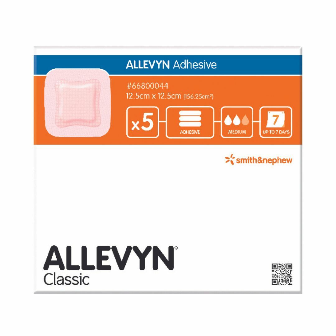 Smith & Nephew 施樂輝 - Allevyn Adhesive 吸水性海綿敷料 | 10片