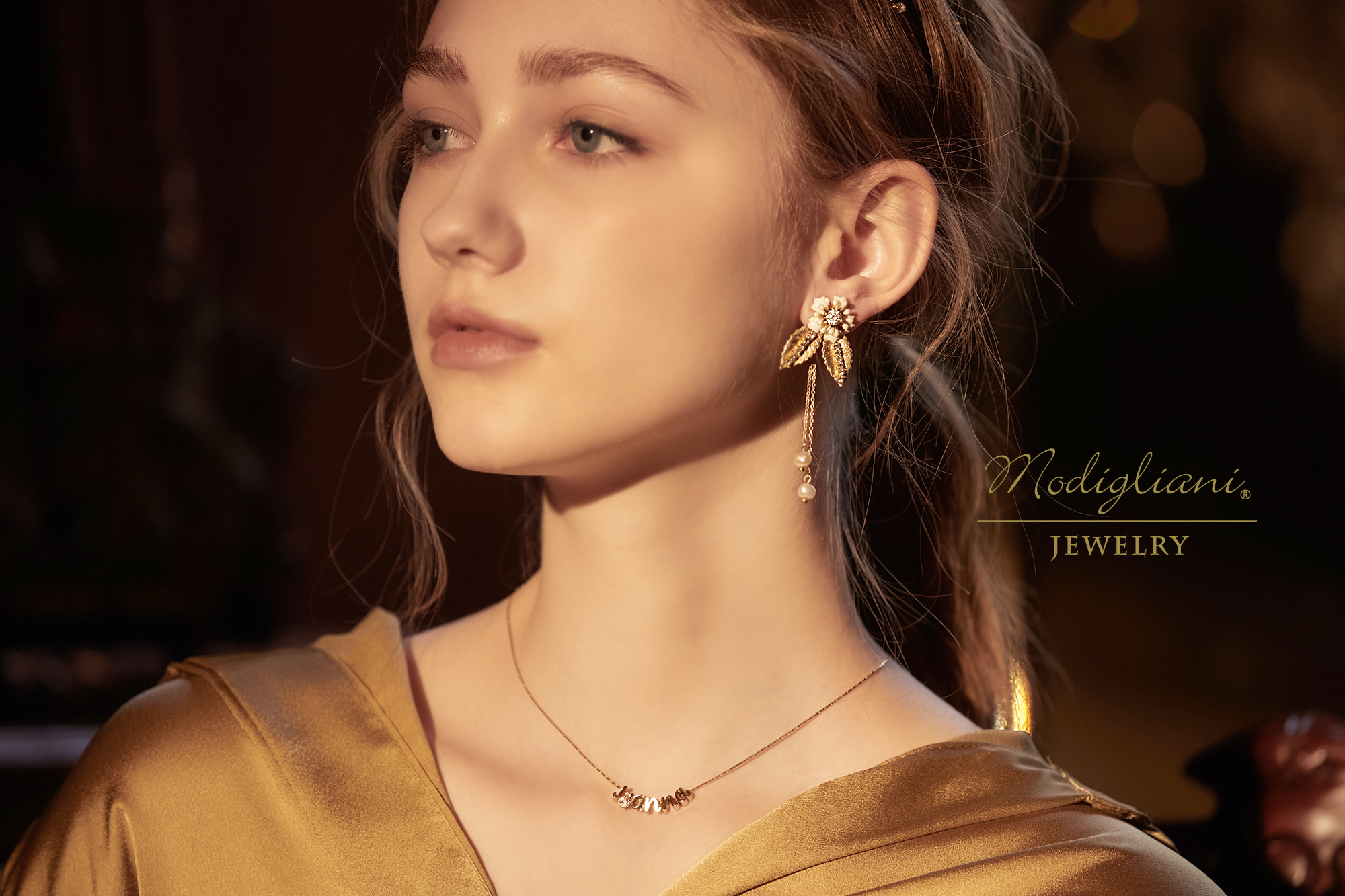 詠花詩人兩戴式耳環