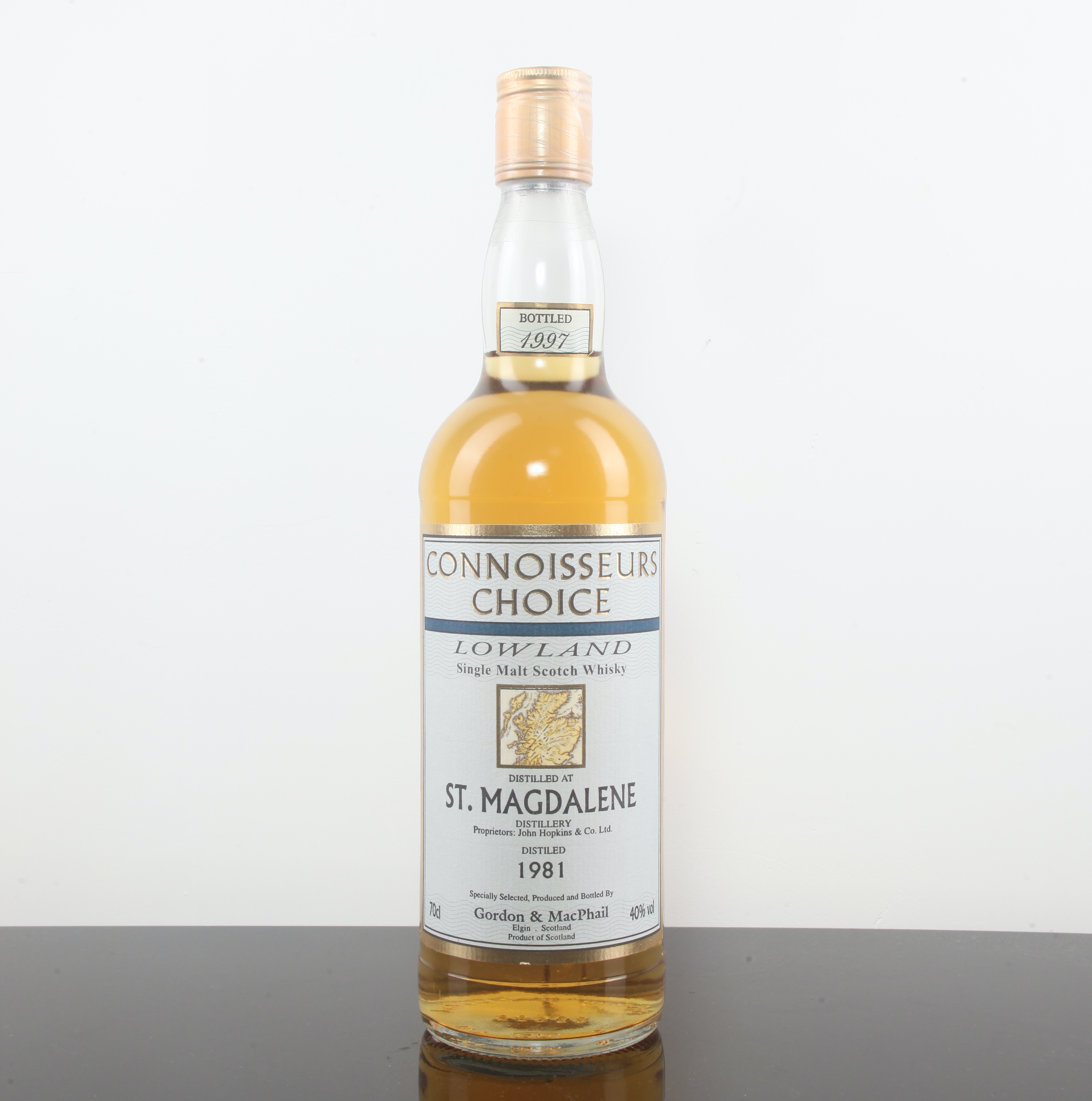 Gordon & MacPhail《Connoissurs Choice》St. Magdalene 1981/1997 40% Map Label @