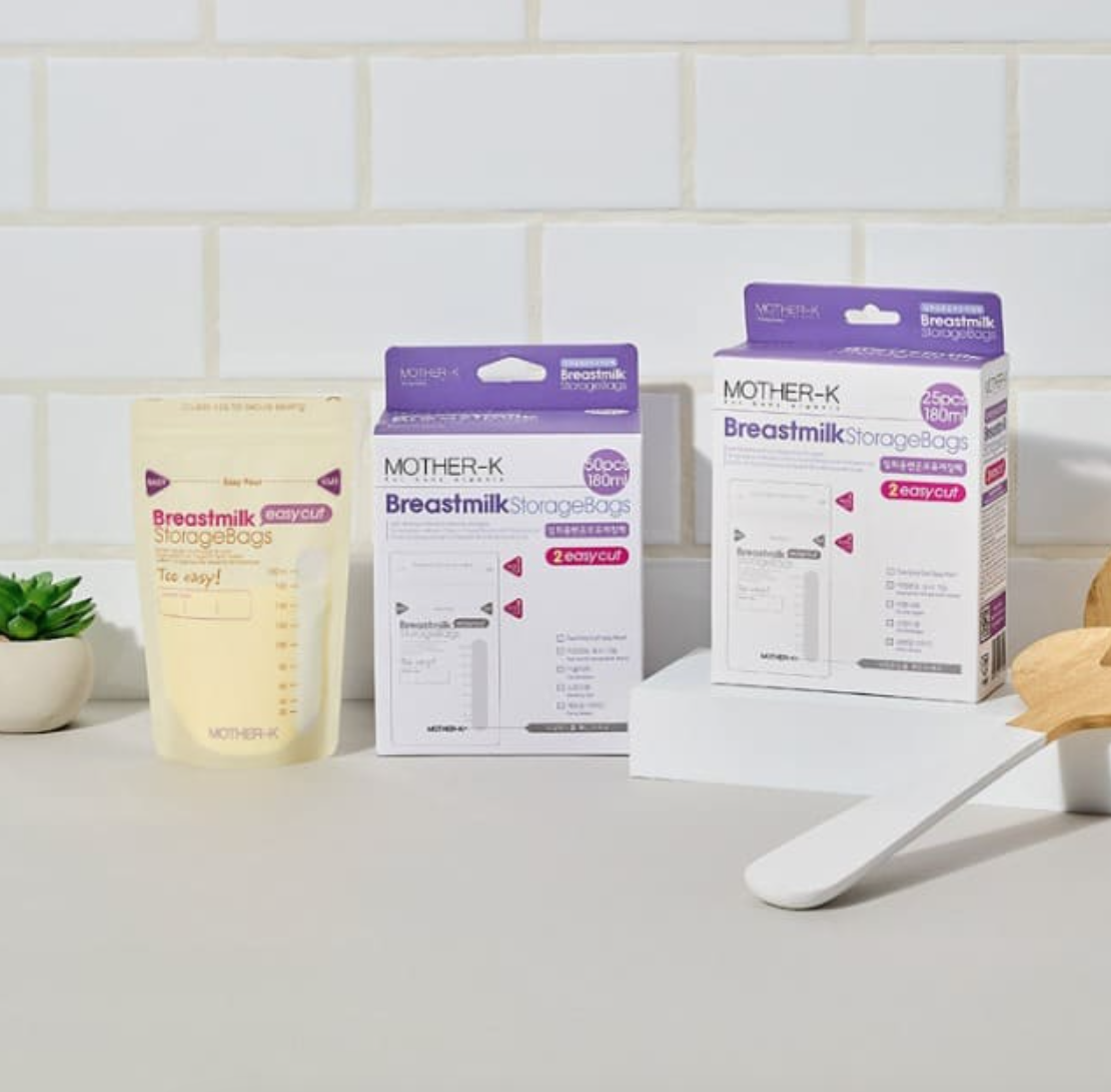 Mother-K - 2 Easy Cut溫感母乳抗菌袋 - Breastmilk Storage Bag-Easy Cut(180ml) - 30pc