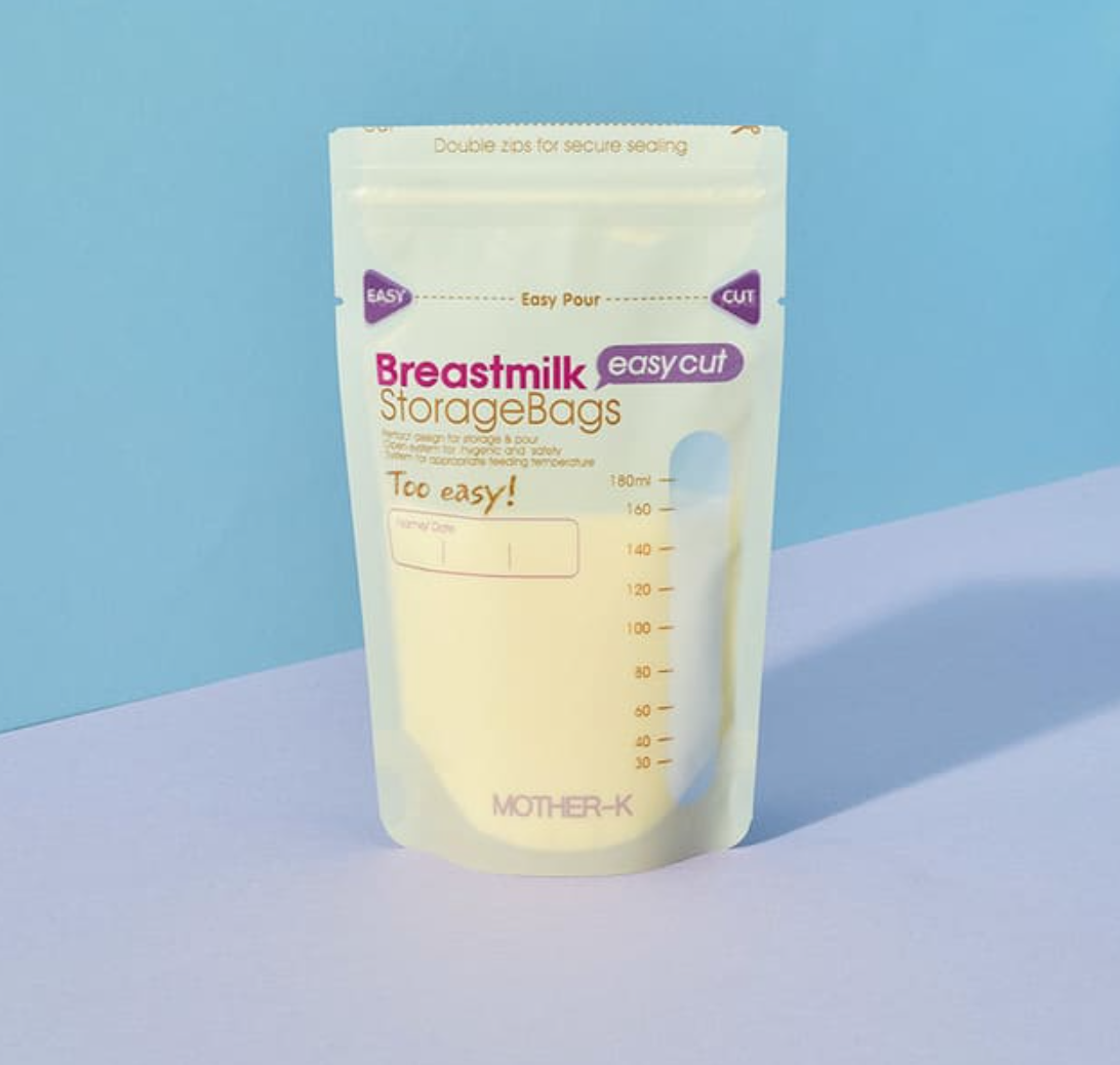 Mother-K - 2 Easy Cut溫感母乳抗菌袋 - Breastmilk Storage Bag-Easy Cut(180ml) - 30pc