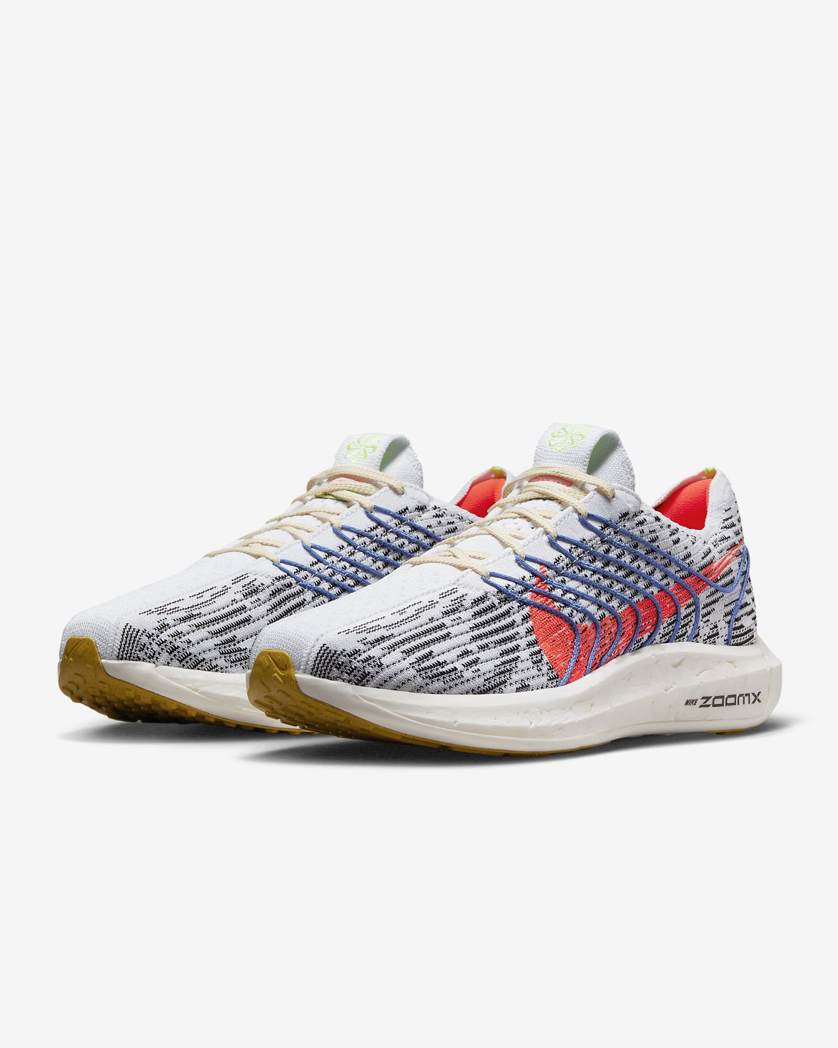 Nike Pegasus Turbo Next Nature 透氣網布慢跑鞋灰白男鞋DM3413-0