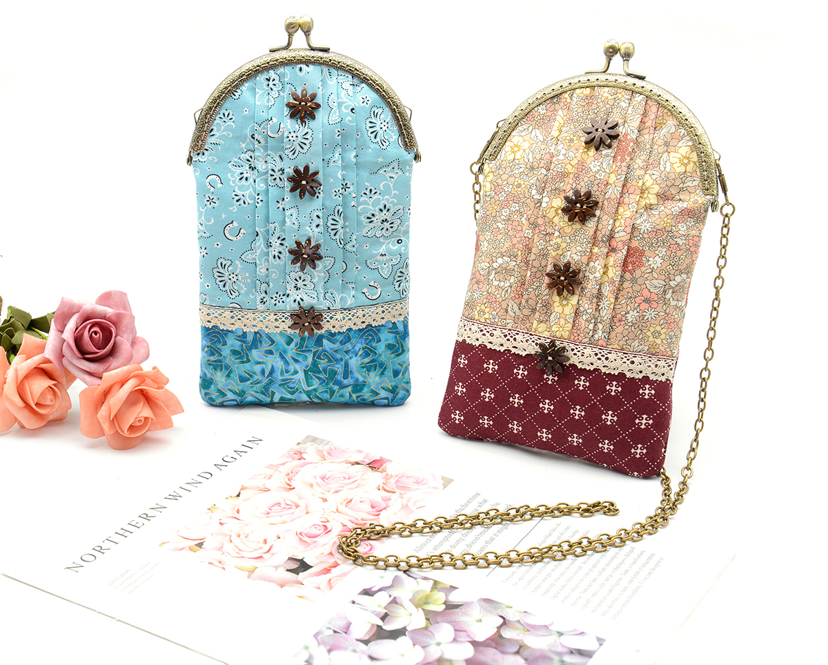 霓裳口金肩背包(材料包)有2色可選購