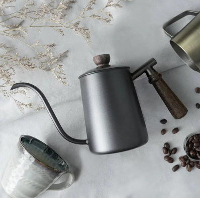 原木細口手沖壺(600ml)