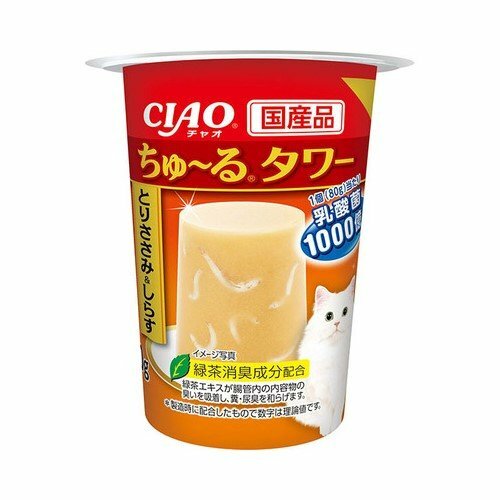 [*$100/4件 ] 日本CIAO 果凍塔- 雞肉+白飯魚味 80g