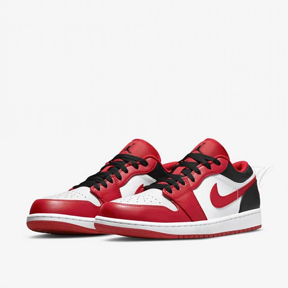 iSNEAKERS｜AIR JORDAN 1 LOW "Reverse Black Toe" 白紅黑 低筒 553558-163