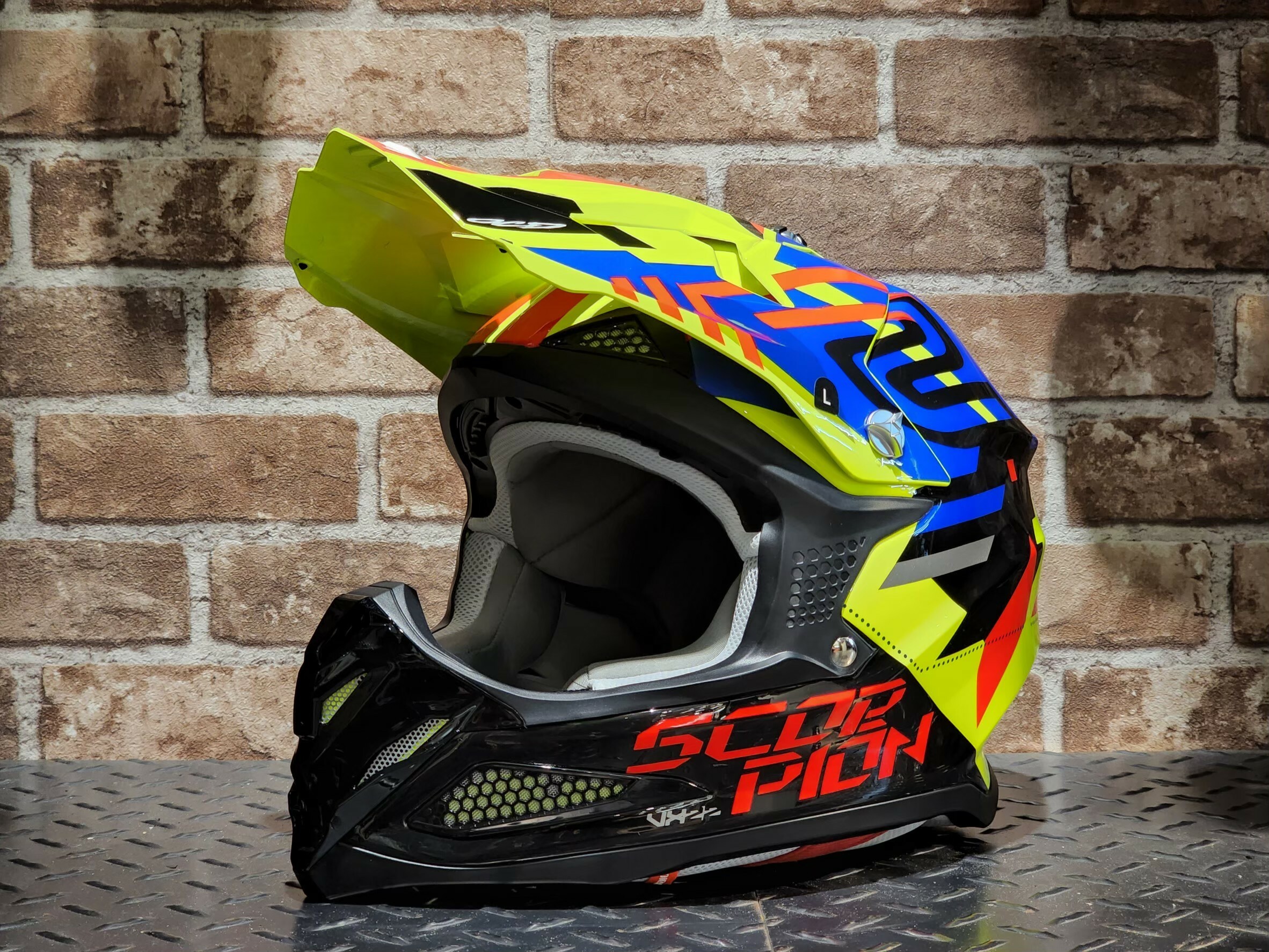 SCORPION VX-22 NEOX 黃藍紅 頂級 越野帽 VX22