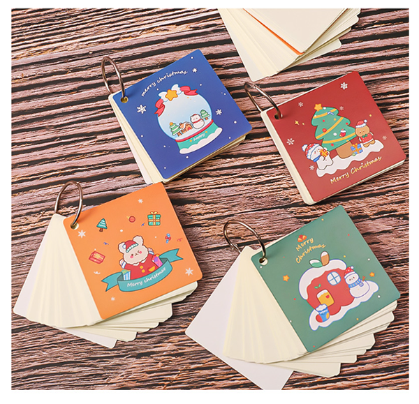 現貨區 聖誕節鐵圈記事本 A0895