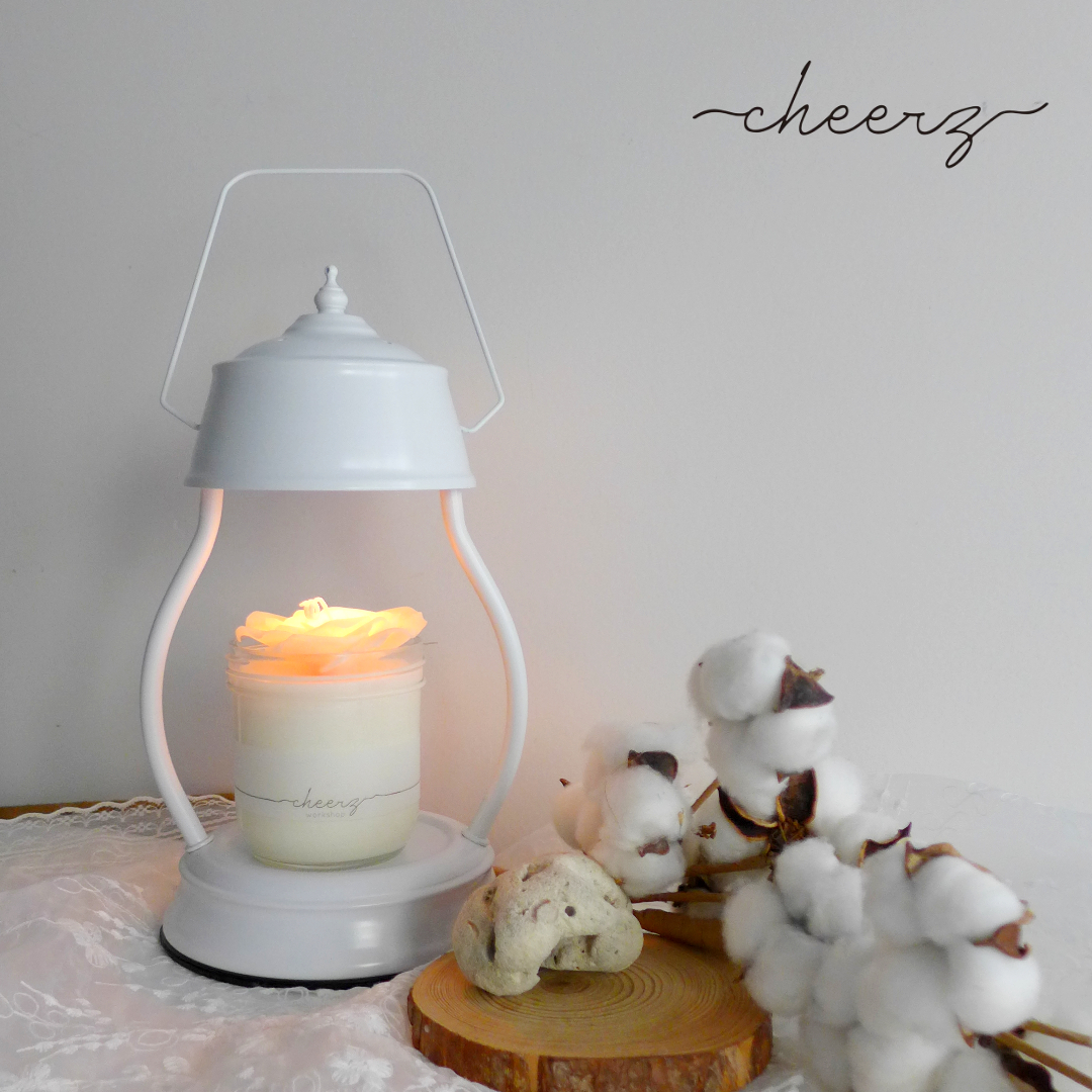 Retro Scented Candle Warmer (White)