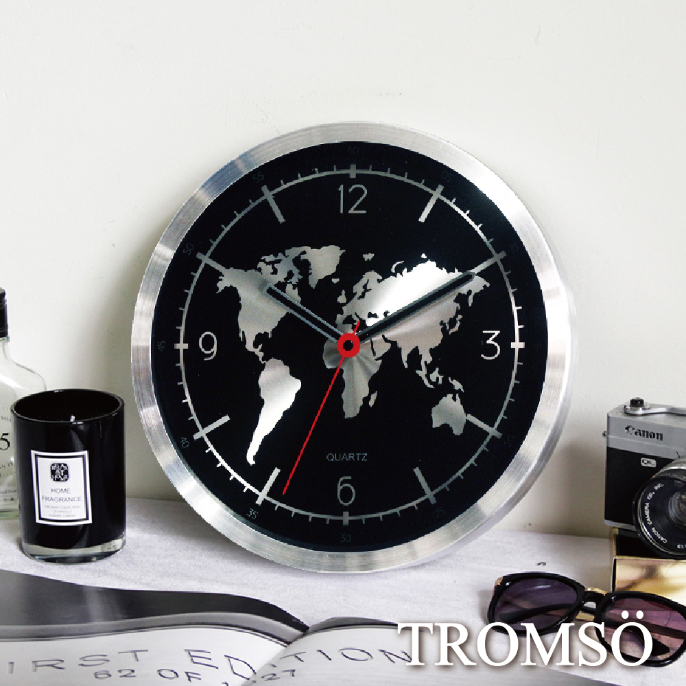 風尚義大利金屬時鐘-世界時尚