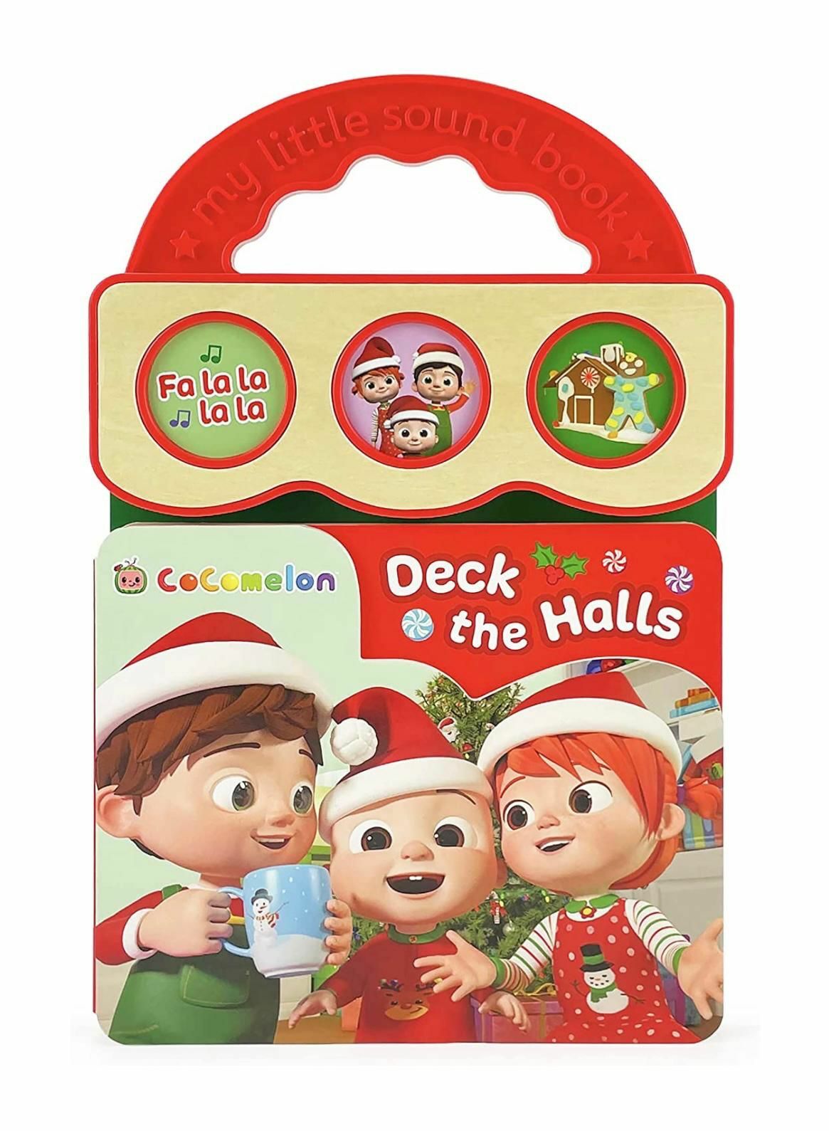 CoComelon Deck the Halls 按鈕聖誕音樂書
