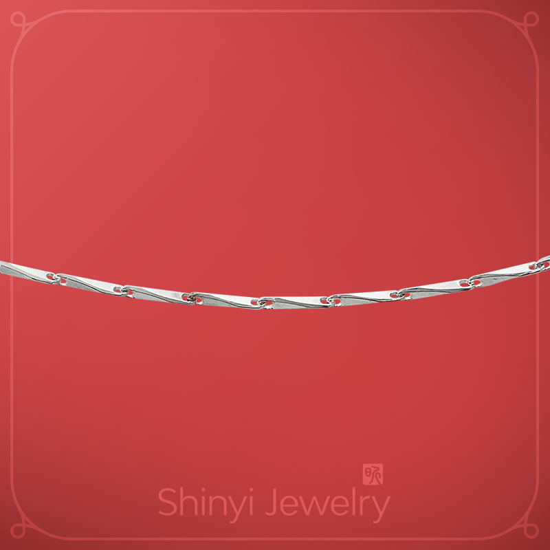 16吋瓜子990足銀鍊