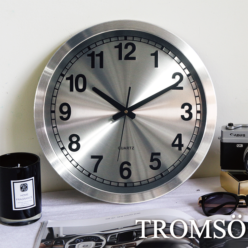 風尚義大利金屬時鐘-金屬都會