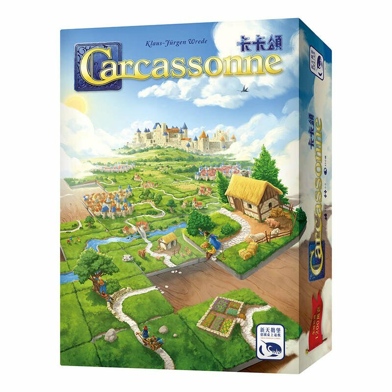 卡卡頌 3.0 Carcassonne 2022新版 含河流+修道院擴充 繁體中文版
