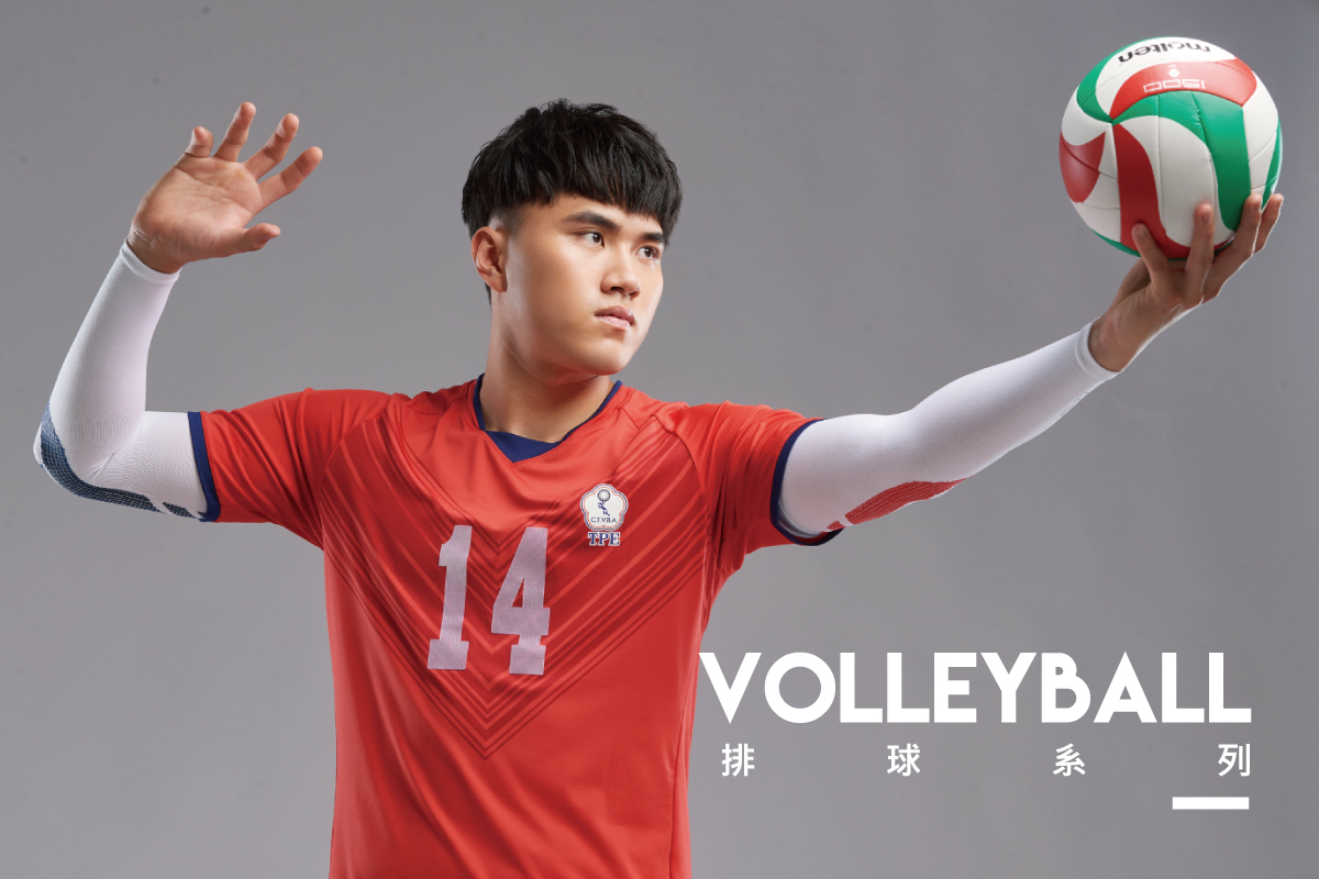 OH9排球系列 排球襪 張育陞 外骨骼肌機能袖套