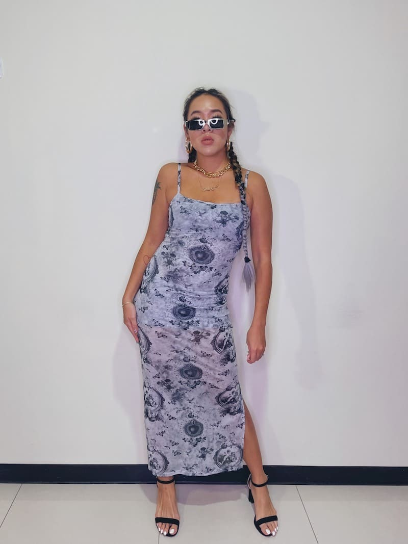 巴洛克網紗長洋