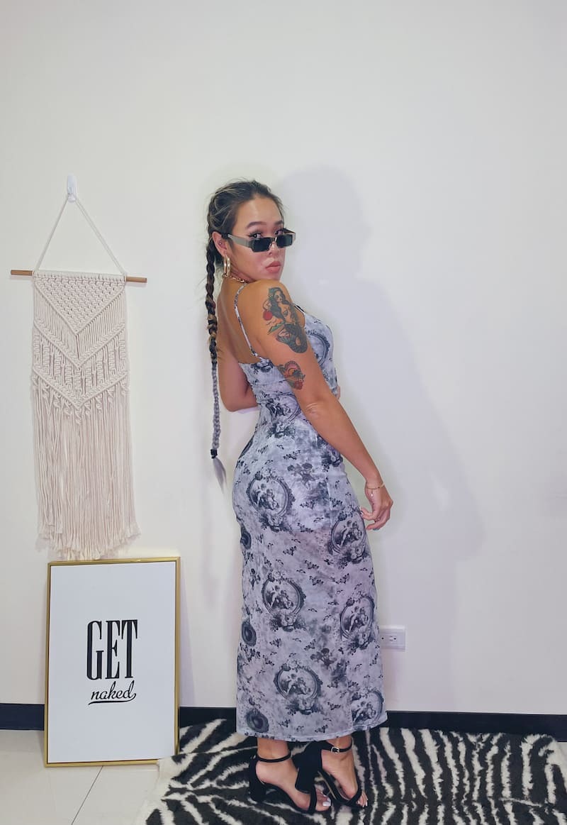 巴洛克網紗長洋