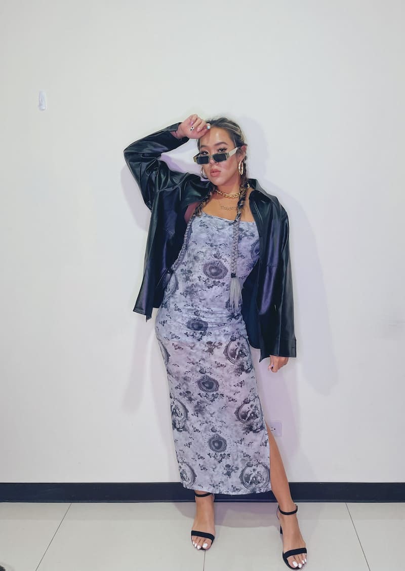 OVER SIZE皮質外套