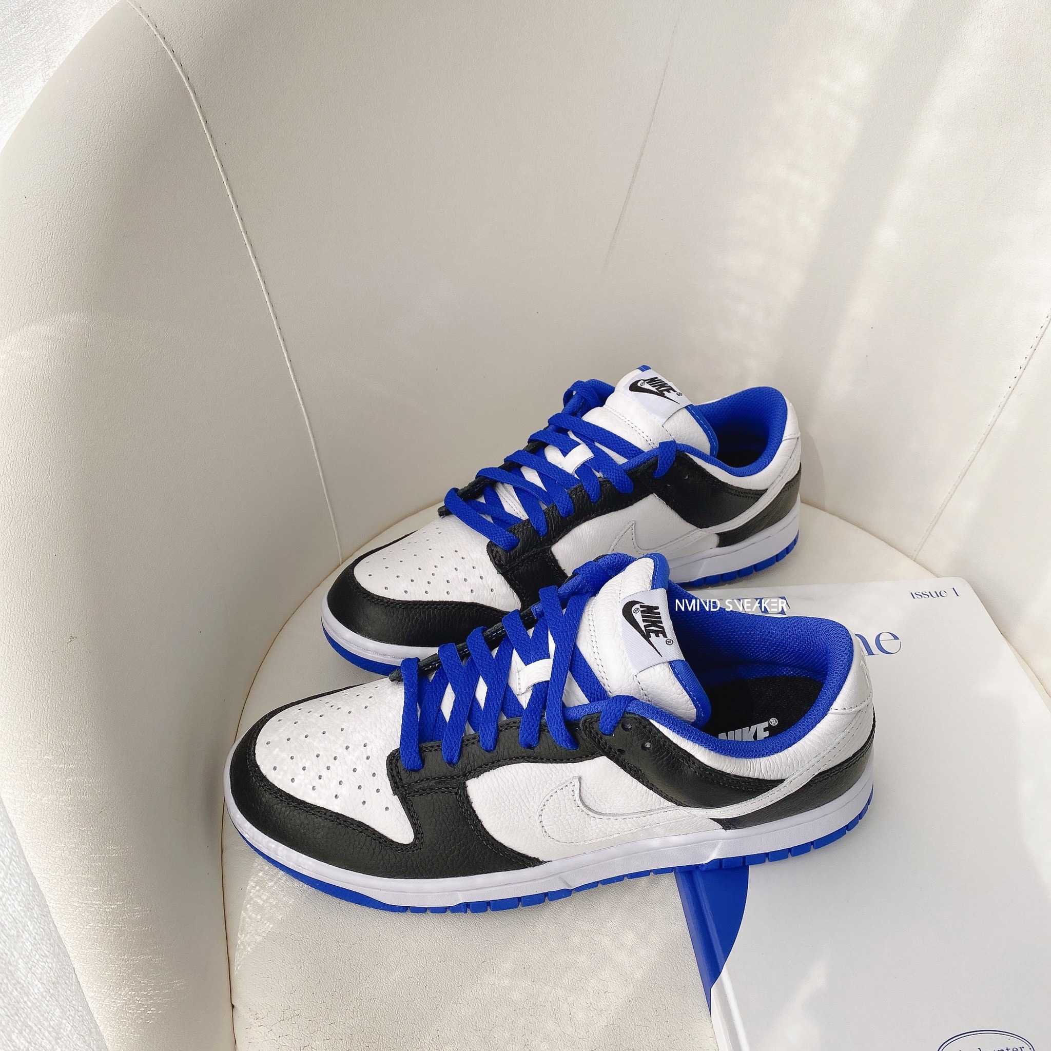 Nike Dunk Low White Black Blue FD9064-110 